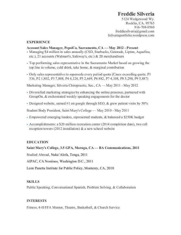 Silveria Resume