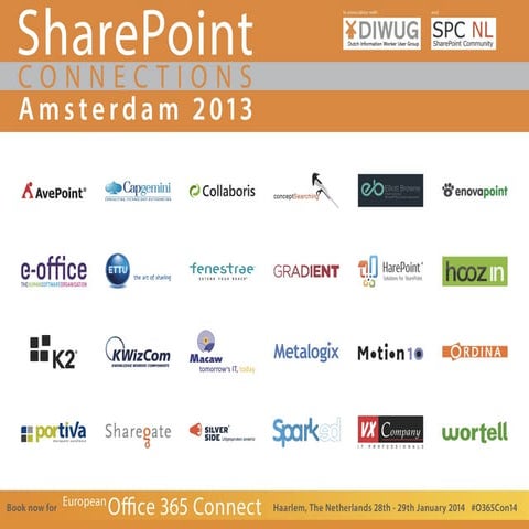 SharePoint 2013 - Why, How and What? - Session #SPCon13