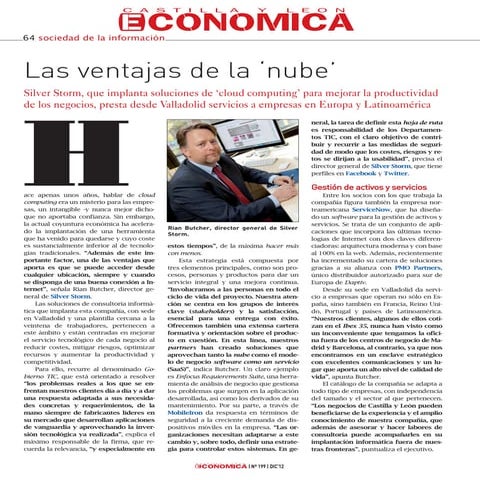 Silver Storm en Castilla y León Económica