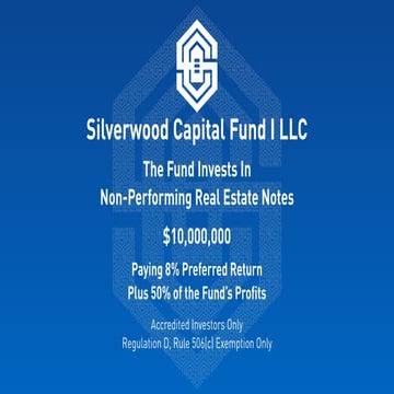 Silverwood Capital Fund I Pitch Deck