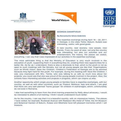 Silvia report, may 2011