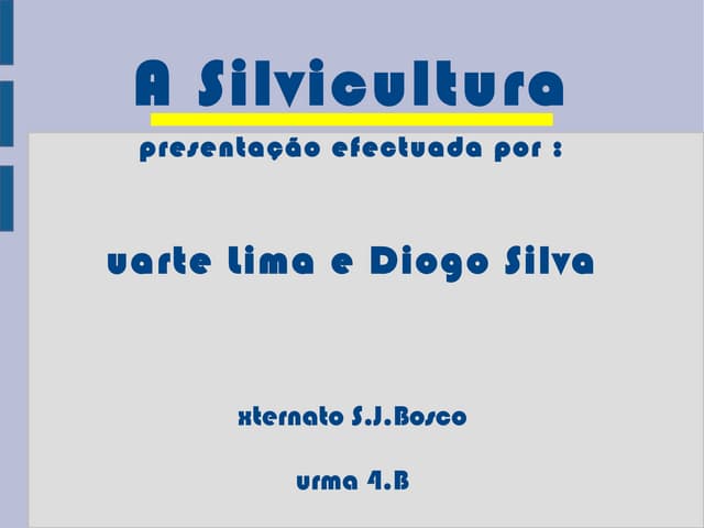 Silvicultura
