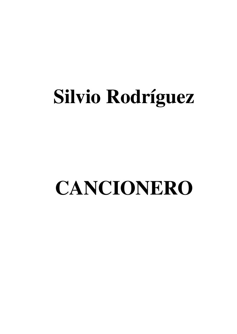 Cancionero con acordes de Silvio Rodriguez