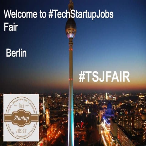 TechMeetups presentation at TechStartupJobs Fair Berlin Autumn 2015