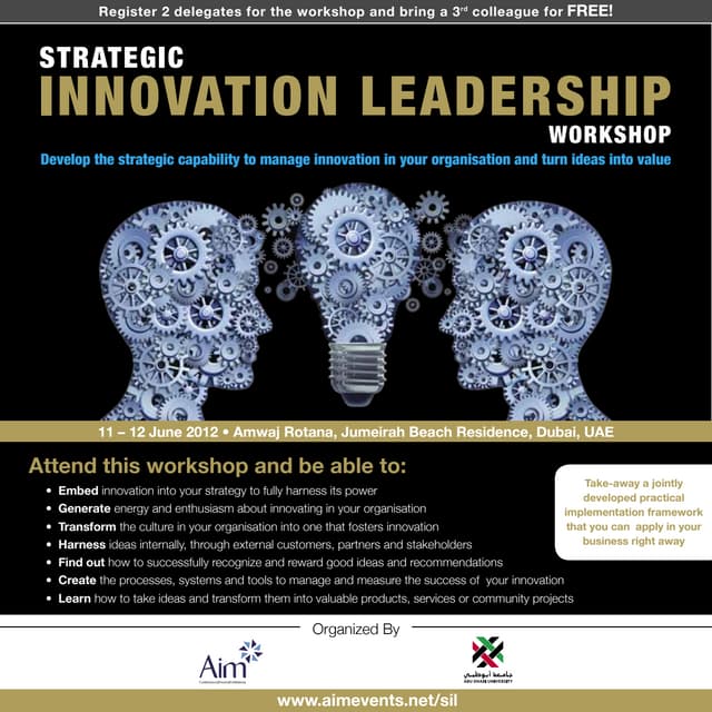 Startegic Innovation Leadership Workshop