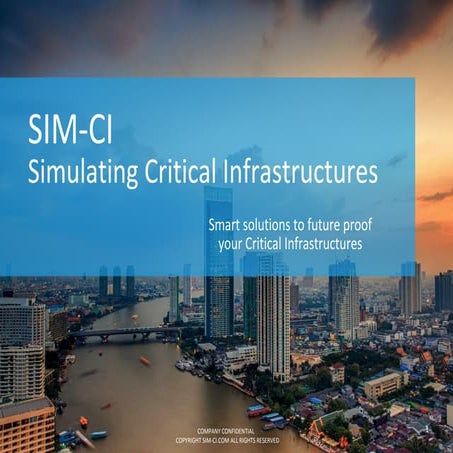 Sim ci Simulating Critical Infrastructures | PDF