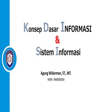 Sim   pertemuan 3 - konsep dasar informasi sistem informasi (revisi 2016)