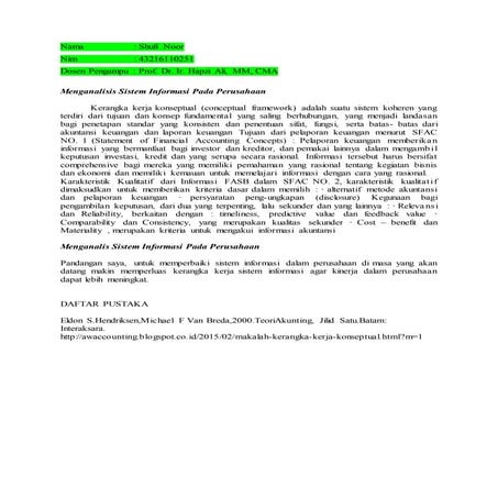 Sim 6, shufinoor, prof. dr. hapzi ali,cma. pengembangan sistem, universitas mercubuana,2017