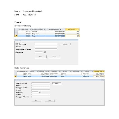 Sim, agustina khoeriyah, hapzi ali, sistem manajemen database, universitas me...