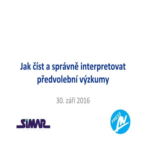 Pasport výzkumů veřejného mínění