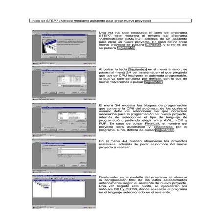 STEP 7 Crear un projecto nuevo