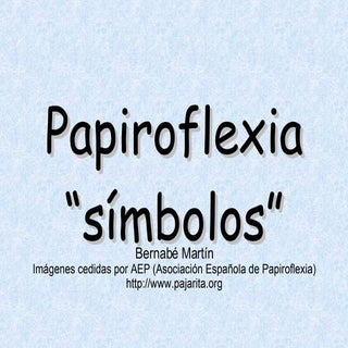 Símbolos básicos en Papiroflexia