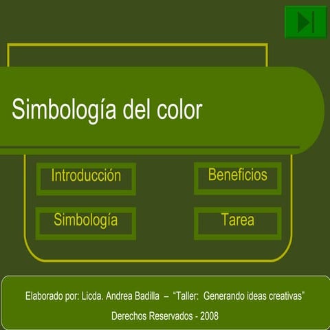 Simbología del color