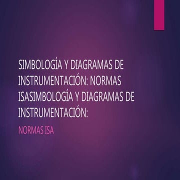 Simbologia isa | PPTX