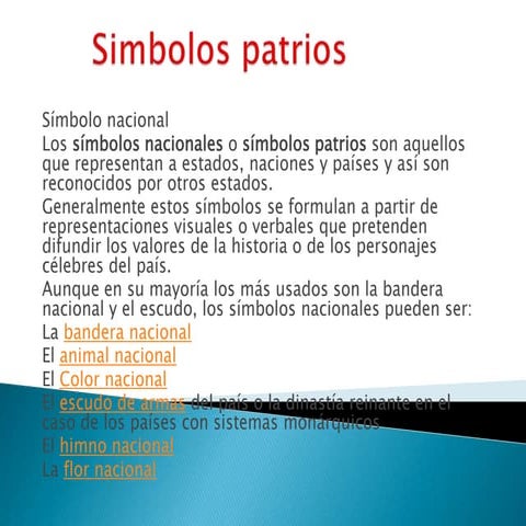 Simbolos patrios | PPTX