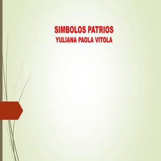 Simbolos patrios de colombia