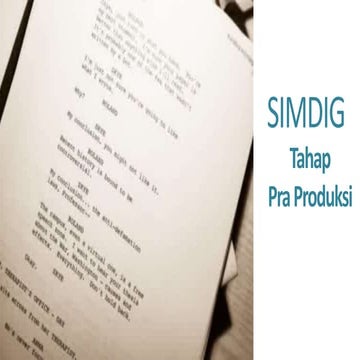 Simdig pra produksi | PPTX