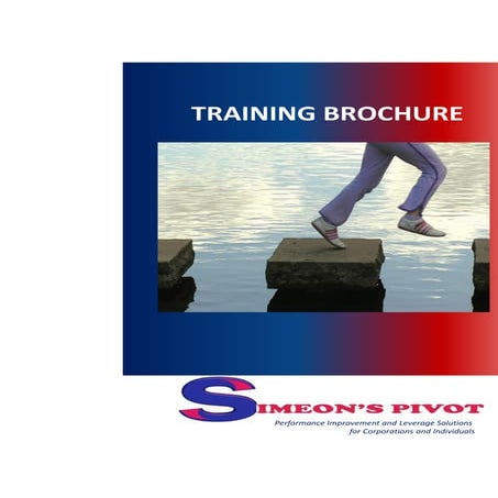 Simeon's pivot training brochure