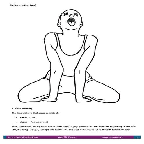 Simhasana (lion’s pose).pptx