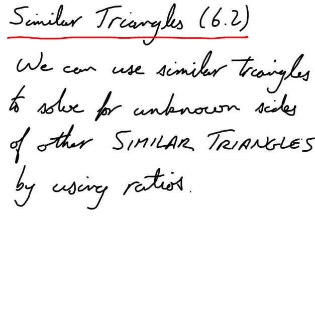Similar triangles