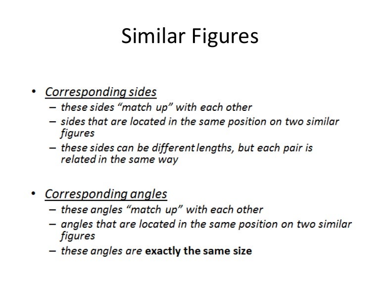 Similar Figures Lesson