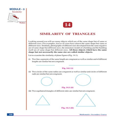 Similarity of triangles -GEOMETRY