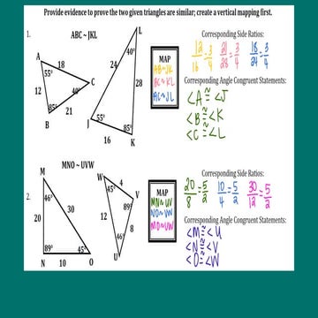 Similar triangle and EAT--  completed