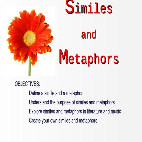 Simile metaphor1
