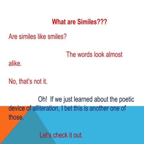 Simile presentation