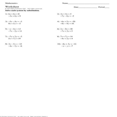 Simltaneous equations