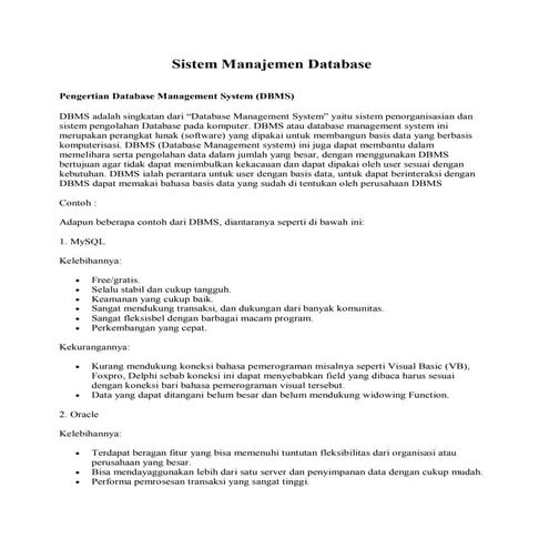 SIM, Marsudi, Hapzi Ali,Sistem Manajemen Database, Universitas Mercubuana,2017