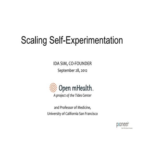 Scaling Self-Experimentation