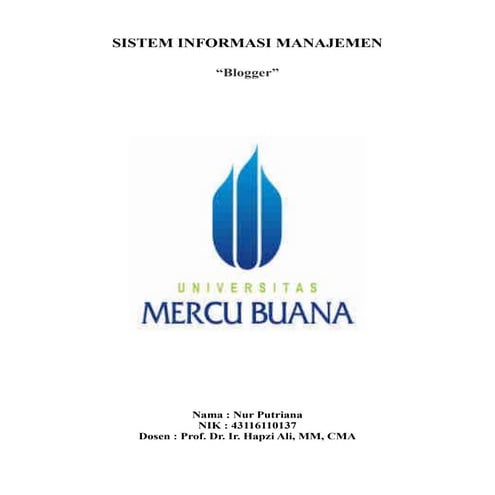 Sim nur putriana prof. dr. ir. hapzi ali, mm, cma blogger