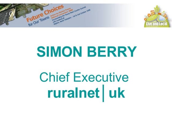 Andy Tordoff Head Of Rural Renaissance Yf | PPT
