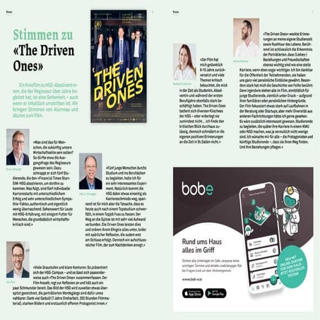 Simon Künzler, Co-Ceo von xeit, im HSG Alumni Magazin