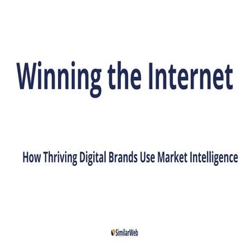 STEPHEN KRAUS - WINNING THE INTERNET: HOW THRIVING DIGITAL BRANDS USE MARKET ...