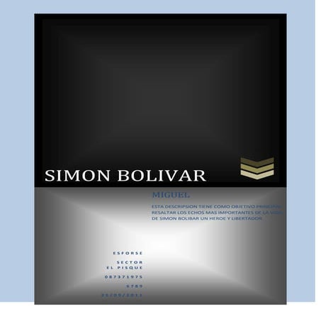 Simon bolivar para subir