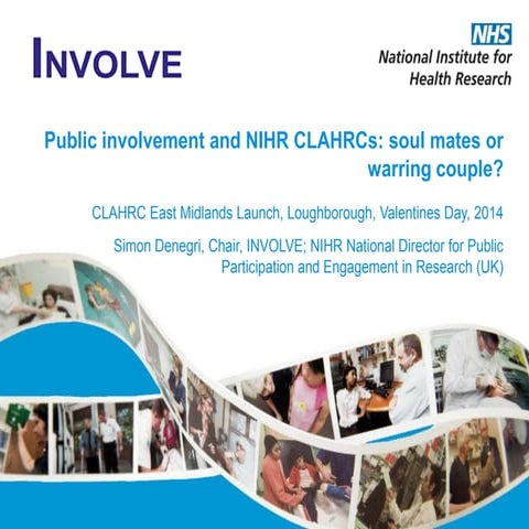Simon Denegri  - Public involvement in CLAHRCs