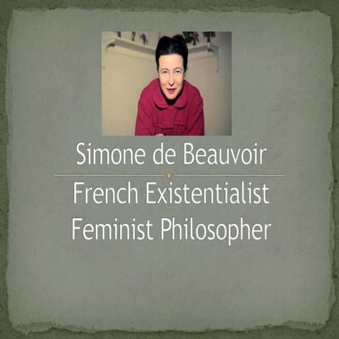 Simone de Beauvoir