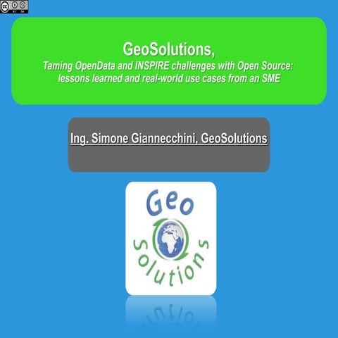 Taming OpenData and INSPIRE challenges with Open Source: lessons learned and ...