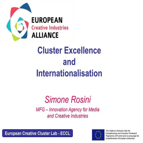 Simone Rosini: Cluster Excellence and Internationalisation