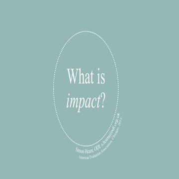 What is impact?