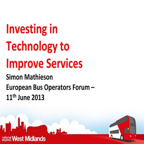 European Bus Operators' Forum - James Freeman | PDF