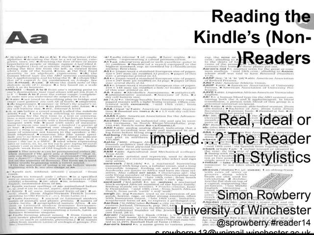 Reading the Kindle's Non-Readers