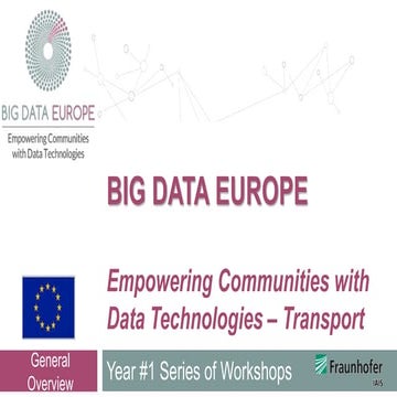 SC4 Workshop 1: Simon Scerri (Fraunhofer) - What can big data do for transport?