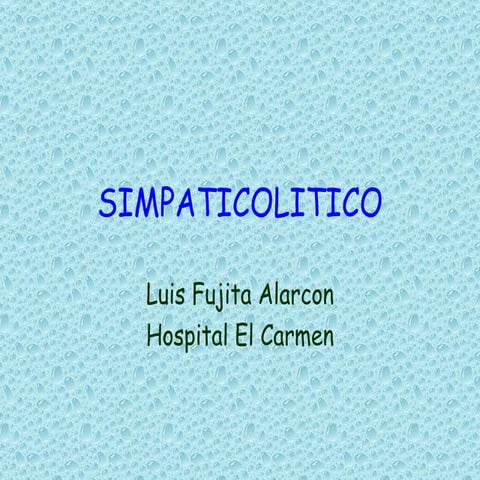 Simpaticolitico