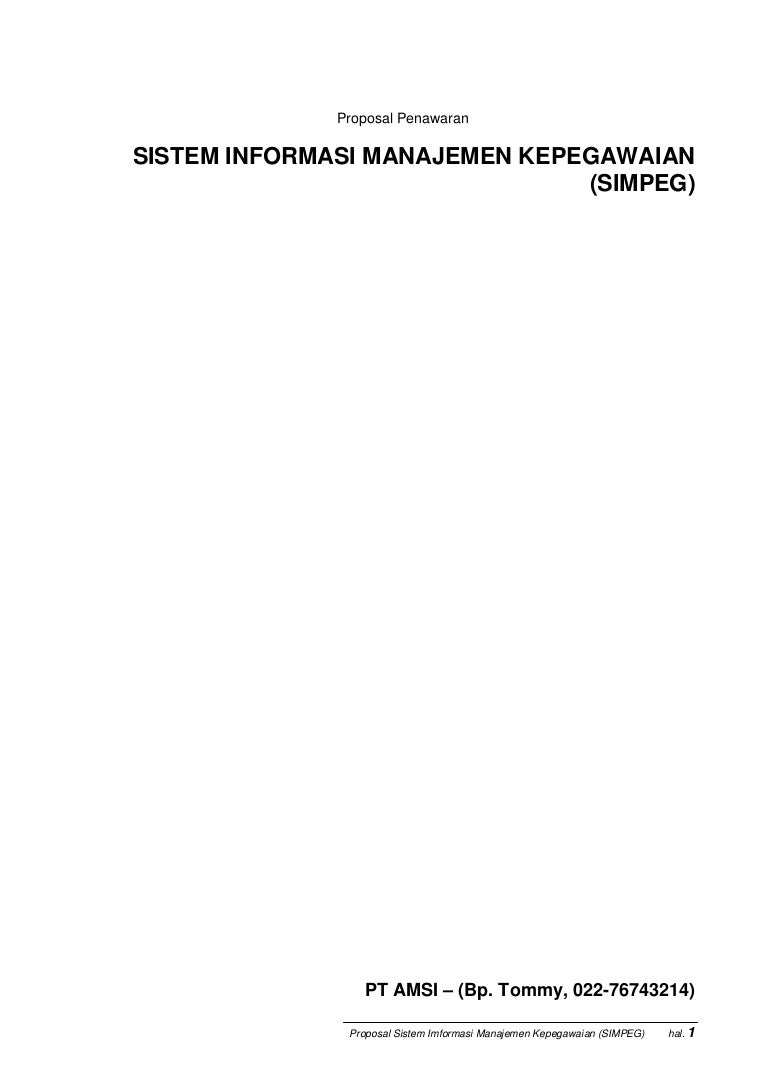 Aplikasi sistem informasi kepegawaian full size pdf
