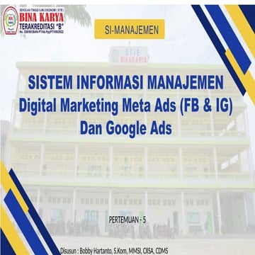 sistem informasi manajemen Pertemuan 5 prodi manajemen
