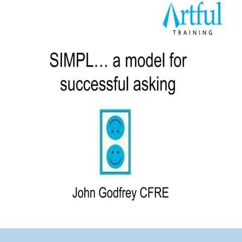 Asking for a major gift is SIMPL!!