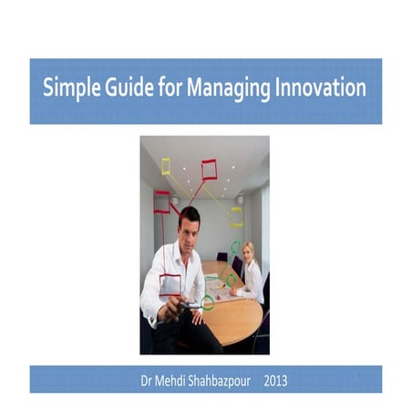 Simple Guide For Managing Innovation